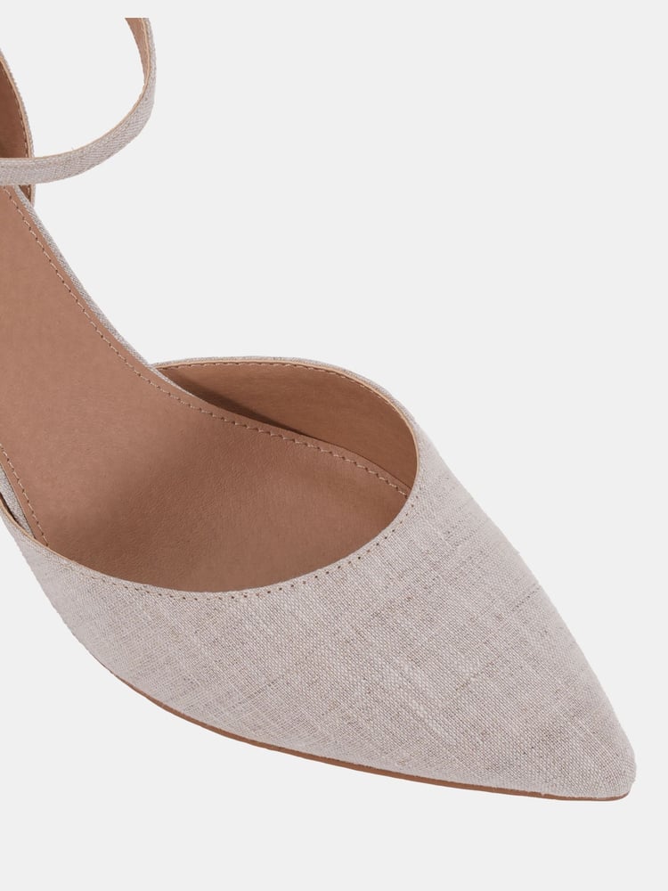 Novo Natural Imelda Two Part Ankle Strap Courts - Image 6 of 6