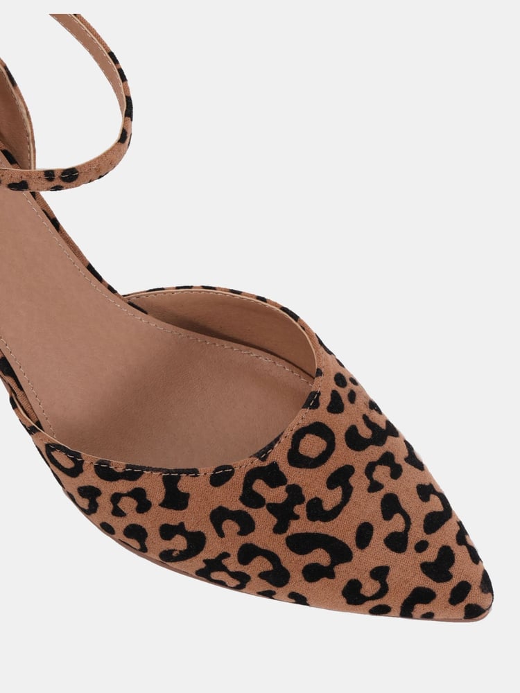 Novo Brown Wide Fit Imelda Two Part Ankle Strap Courts - Image 6 of 6 Novo Brown Wide Fit Imelda Two Part Ankle Strap Courts - Image 6 of 6