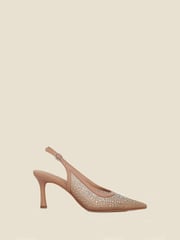 Sosandar Natural Sparkle Slingback Court Heels - Image 1 of 4