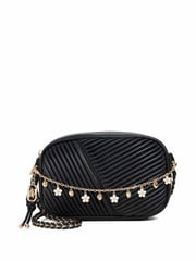 Dune London Black Chancery Small Plisse Premium Cross-Body Bag - Image 1 of 5
