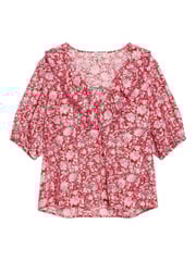 Albaray Red Woodblock Frill Top - Image 4 of 4