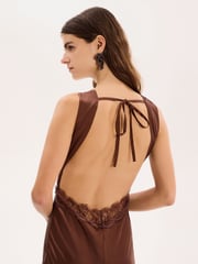 Omnes Brown Aurelia Lace Dress - Image 4 of 5