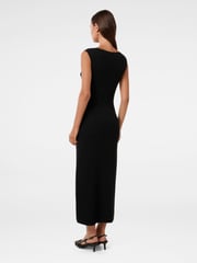 Forever New Black Harriet Zip Through Midi Dress - Image 2 of 4