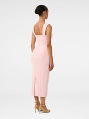 Forever New Pink Reina Petite Ruched Bodycon Midi Dress - Image 2 of 4