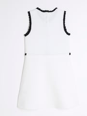 River Island White Girls Shell Dress - Image 2 of 4
