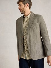 White Stuff Green Peak Lepal 100% Linen Blazer - Image 2 of 6