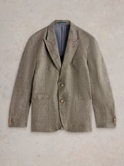 White Stuff Green Peak Lepal 100% Linen Blazer - Image 6 of 6