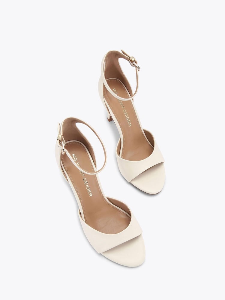 KG Kurt Geiger Cream Serena Sandals - Image 2 of 4 KG Kurt Geiger Cream Serena Sandals - Image 2 of 4