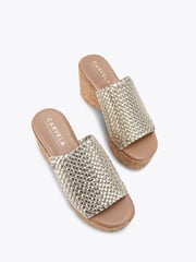 Carvela Comfort Krypton Weave Wedge Sandals - Image 2 of 4