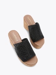 Carvela Comfort Krypton Weave Wedge Sandals - Image 1 of 3