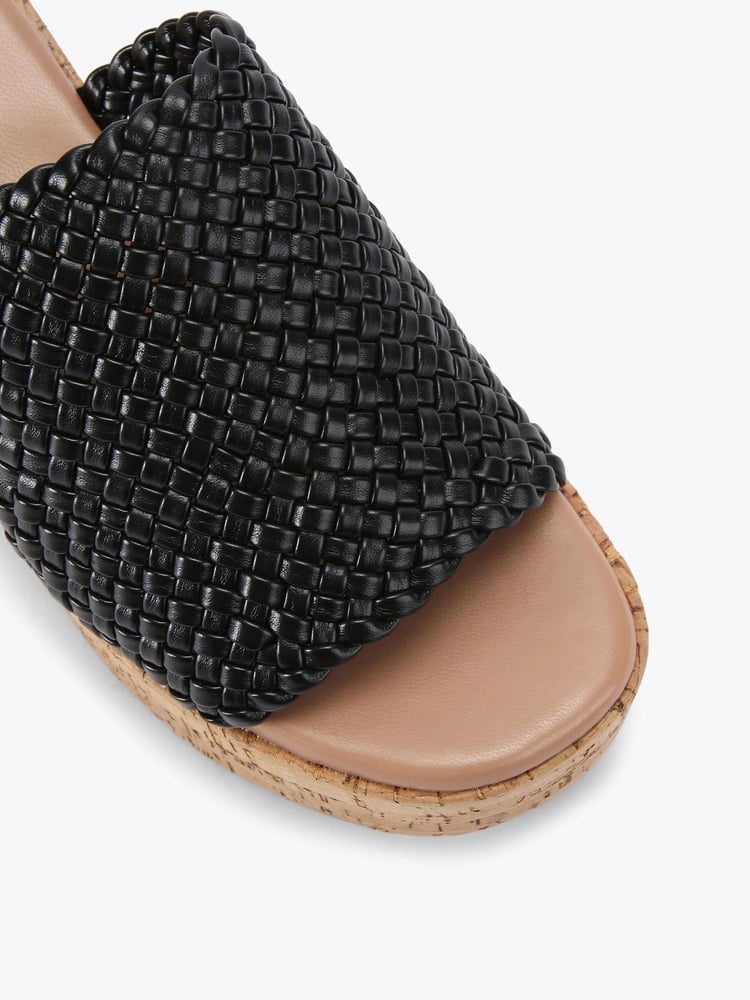 Carvela Comfort Krypton Weave Wedge Sandals - Image 3 of 3