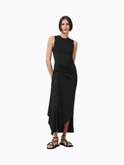 AllSaints Black Rivi Dress - Image 1 of 8