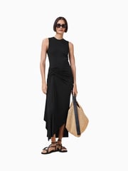 AllSaints Black Rivi Dress - Image 4 of 8