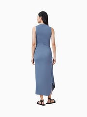 AllSaints Blue Rivi Dress - Image 2 of 7