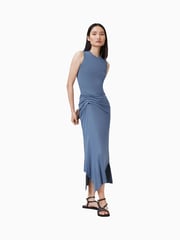 AllSaints Blue Rivi Dress - Image 4 of 7