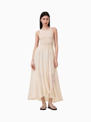 AllSaints Cream Zenia Dress - Image 1 of 8