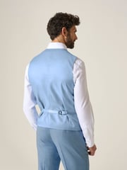 Skopes Blue Tailored Fit Lucien Suit Waistcoat - Image 2 of 4