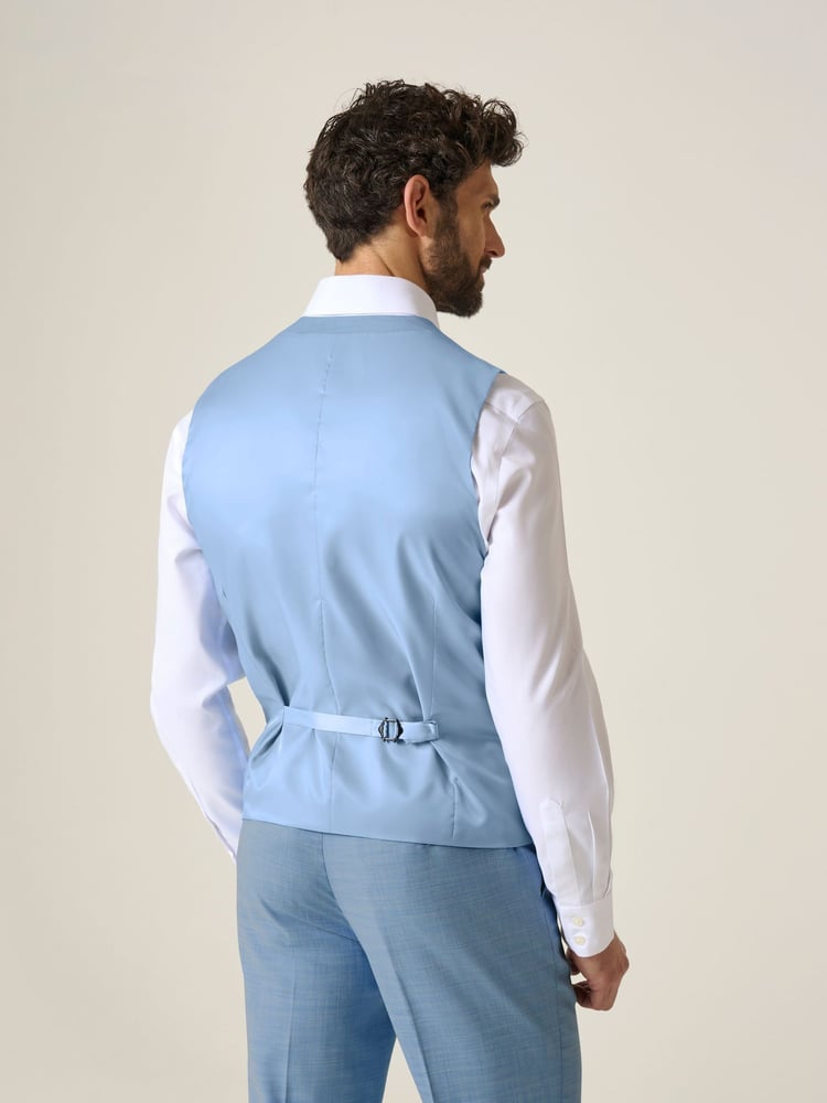 Skopes Blue Tailored Fit Lucien Suit Waistcoat - Image 2 of 4