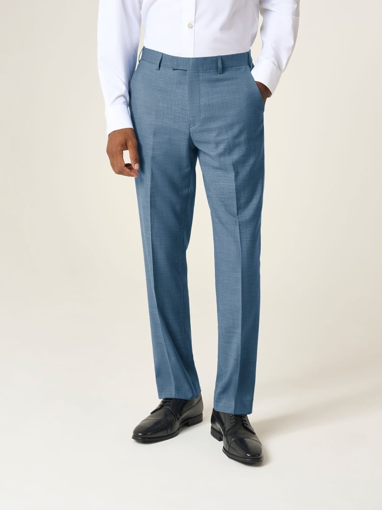 Skopes Blue Tailored Fit Lucien Suit Trousers - Image 1 of 4