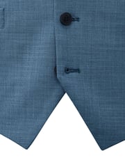 Skopes Blue Tailored Fit Lucien Suit Waistcoat - Image 4 of 4