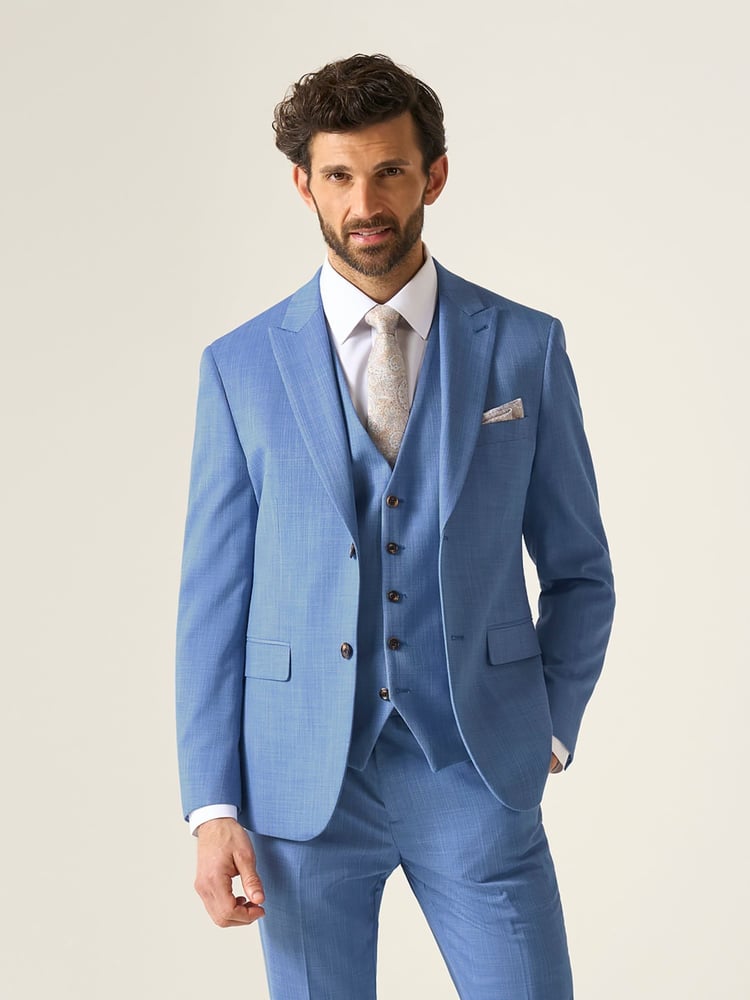 Skopes Blue Slim Fit Redding Suit Jacket - Image 1 of 5