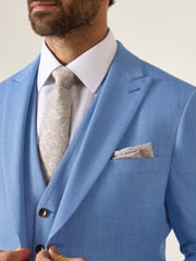 Skopes Blue Slim Fit Redding Suit Jacket - Image 3 of 5