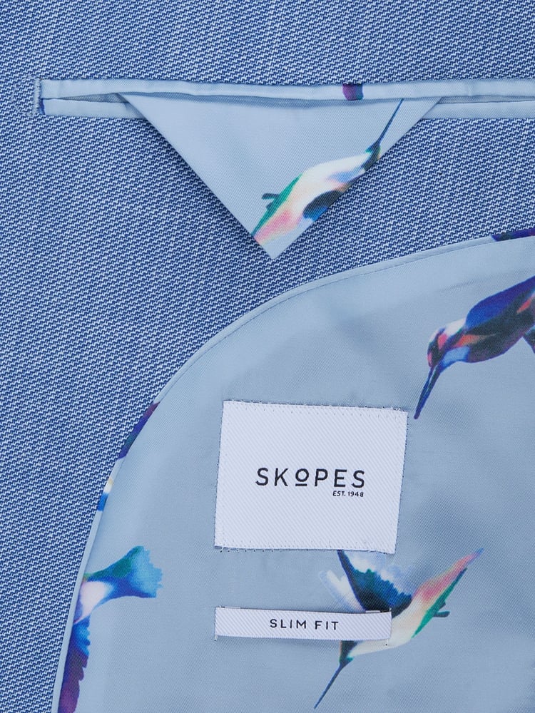 Skopes Blue Slim Fit Redding Suit Jacket - Image 5 of 5