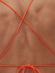 GapStudio Orange Satin Slip Maxi Dress - Image 5 of 7