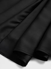 GapStudio Black Satin Slip Maxi Dress - Image 7 of 7