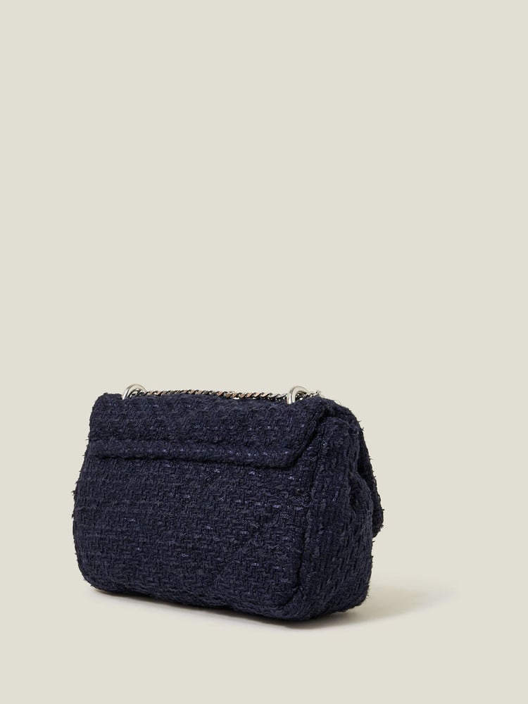 Accessorize Blue Boucle Chain Shoulder Bag - Image 2 of 5