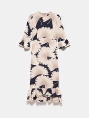 Mint Velvet Blue Floral Print Midi Dress - Image 7 of 9