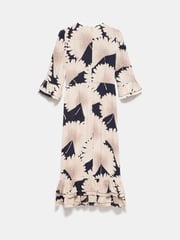 Mint Velvet Blue Floral Print Midi Dress - Image 8 of 9
