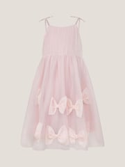 Monsoon Pink Irene Bow Tulle Party Dress - Image 2 of 3