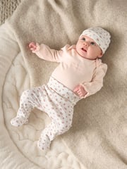 Mamas & Papas Floral Print Outfit Set 5 Piece - Image 1 of 10