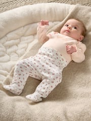 Mamas & Papas Floral Print Outfit Set 5 Piece - Image 5 of 10
