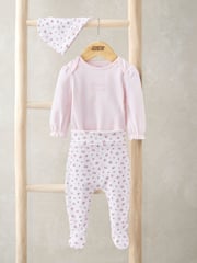 Mamas & Papas Floral Print Outfit Set 5 Piece - Image 6 of 10