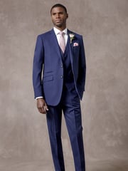 Skopes Blue Tailored Fit Wool Blend Joss Suit Jacket - Image 4 of 6