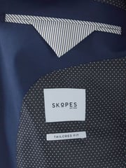 Skopes Blue Tailored Fit Wool Blend Joss Suit Jacket - Image 6 of 6