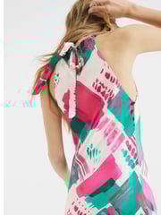 River Island Pink Halter Neck Midi Dress - Image 3 of 4