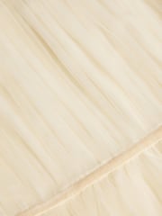 Monsoon Natural Charlize Flutter Sleeve Tulle Dress - Image 3 of 3