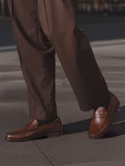 Jones Bootmaker Quennell Leather Penny Loafers - Image 2 of 7