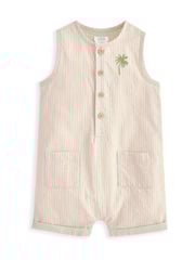 Mamas & Papas Pink Dino Prints Sleepsuits 3 Pack - Image 7 of 8