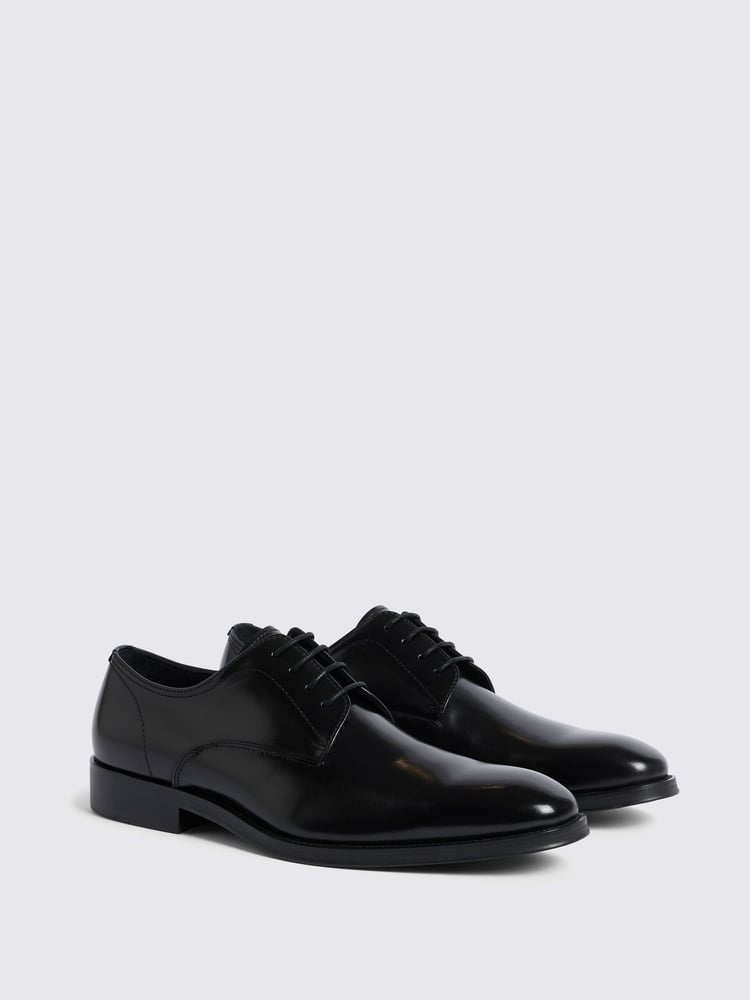 MOSS Black John Wilms Derby Shoes - Image 2 of 4