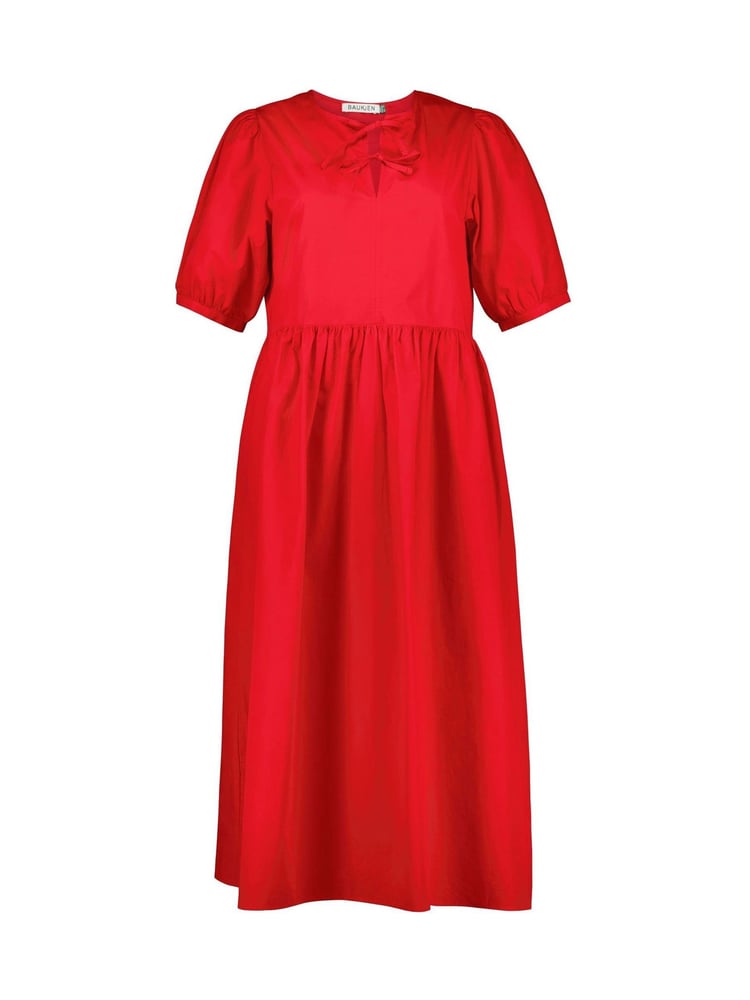 Baukjen Rose 100% Organic Cotton Tie Midi Dress - Image 4 of 4