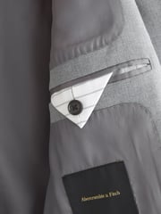 Abercrombie & Fitch Single Breasted Linen Blazer - Image 9 of 9