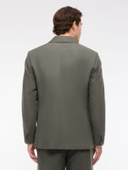 Abercrombie & Fitch Green Double Breasted Blazer - Image 4 of 10