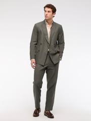Abercrombie & Fitch Green Double Breasted Blazer - Image 5 of 10