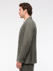 Abercrombie & Fitch Green Double Breasted Blazer - Image 7 of 10