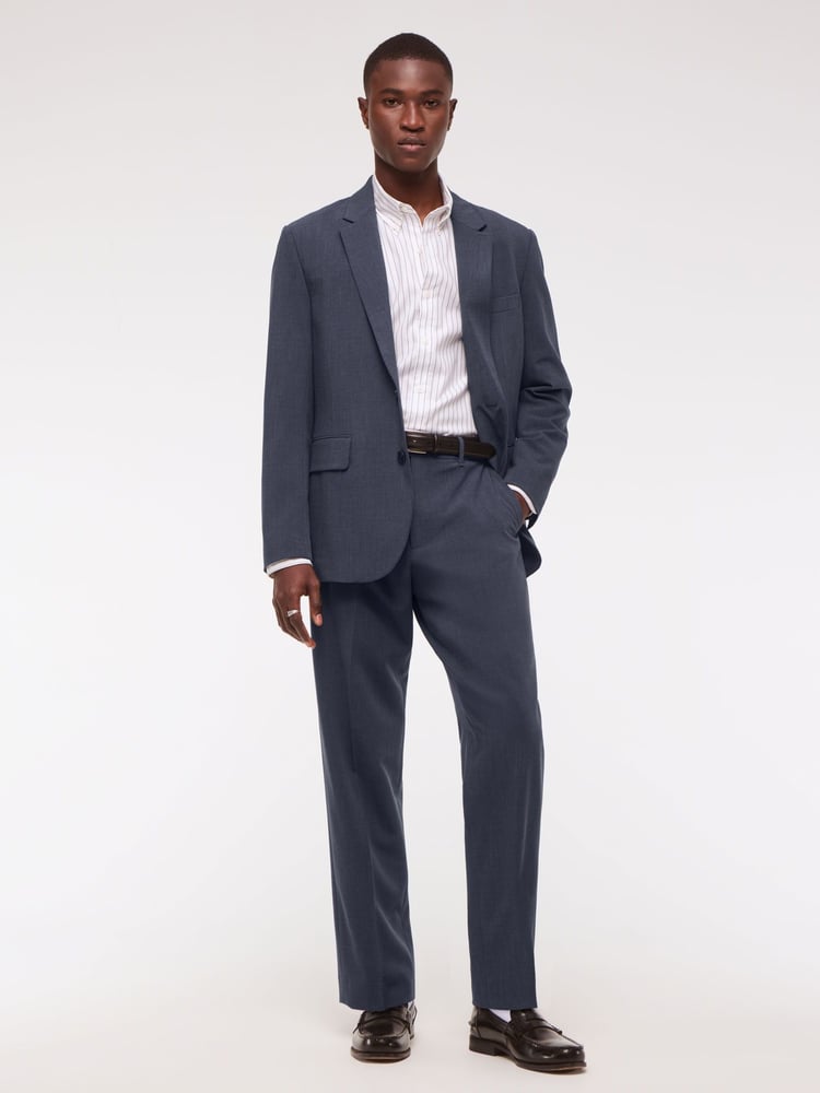 Abercrombie & Fitch Single Breasted Linen Blazer - Image 1 of 11