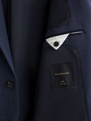 Abercrombie & Fitch Single Breasted Linen Blazer - Image 10 of 11
